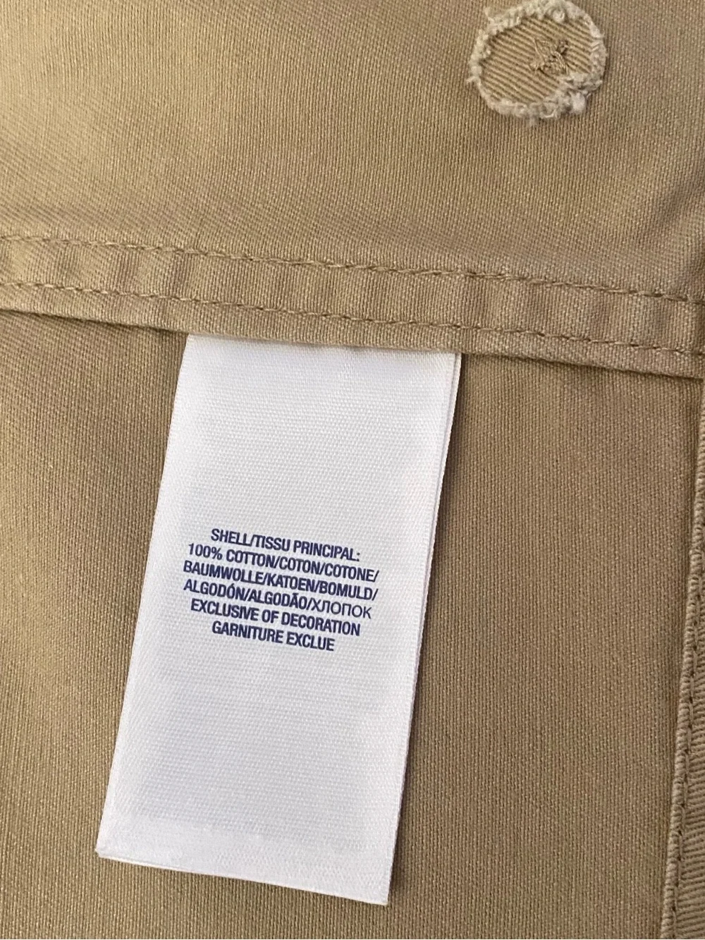 Polo Ralph Lauren Harrington Khaki Zip Jacket with Classic Plaid Trim
